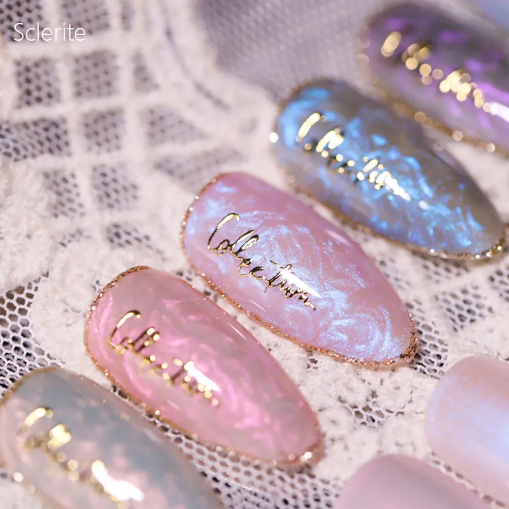 Wholesale Thread Shell Nail Gel Polish 6ML Pearl Shell Gel Nail Polish 6 Colors Varnish Soak Off UV LED Gel For Nail Beauty