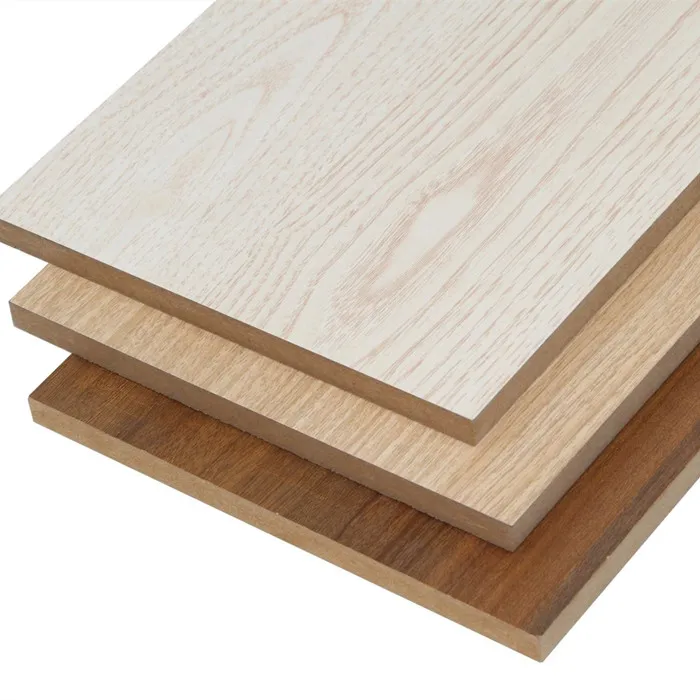 9mm melamine laminated MDF fiberboard sheet  for furniture cabinet