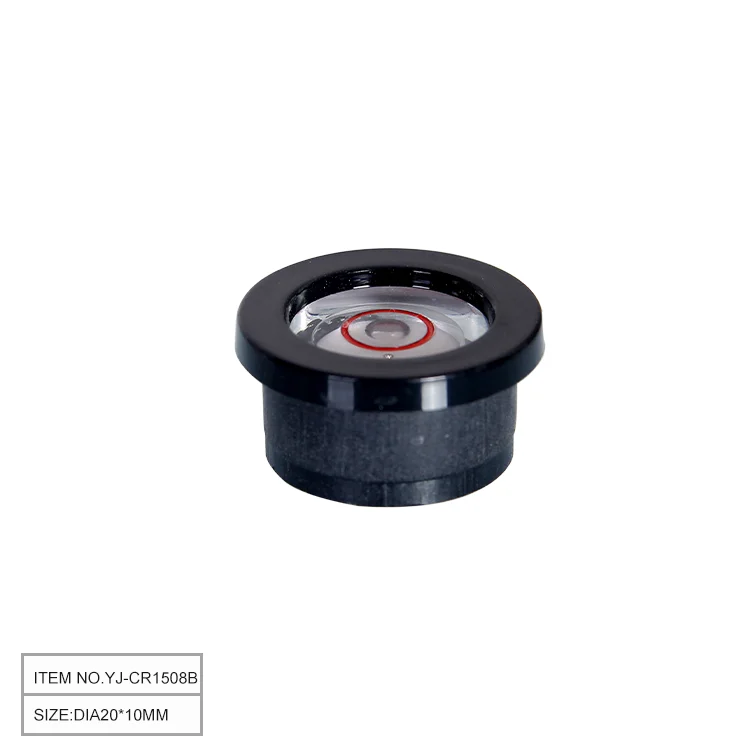 YJ-CR1508B Inclinometer Spirit Level Bubble Replacement Level Bubble Vial For Centering Rod Center Pole
