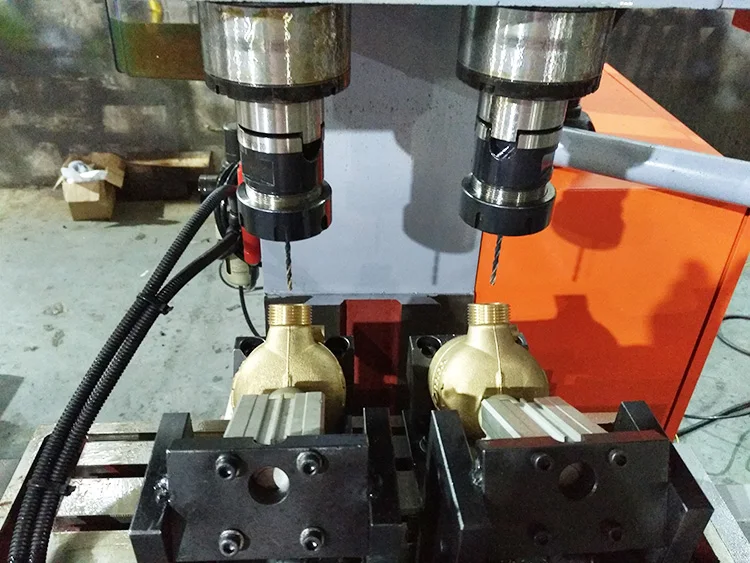 Industrial Pneumatic Double Spindle 2 Spindle Drilling and Tapping Machine for Copper,Aluminum,Zinc,Iron