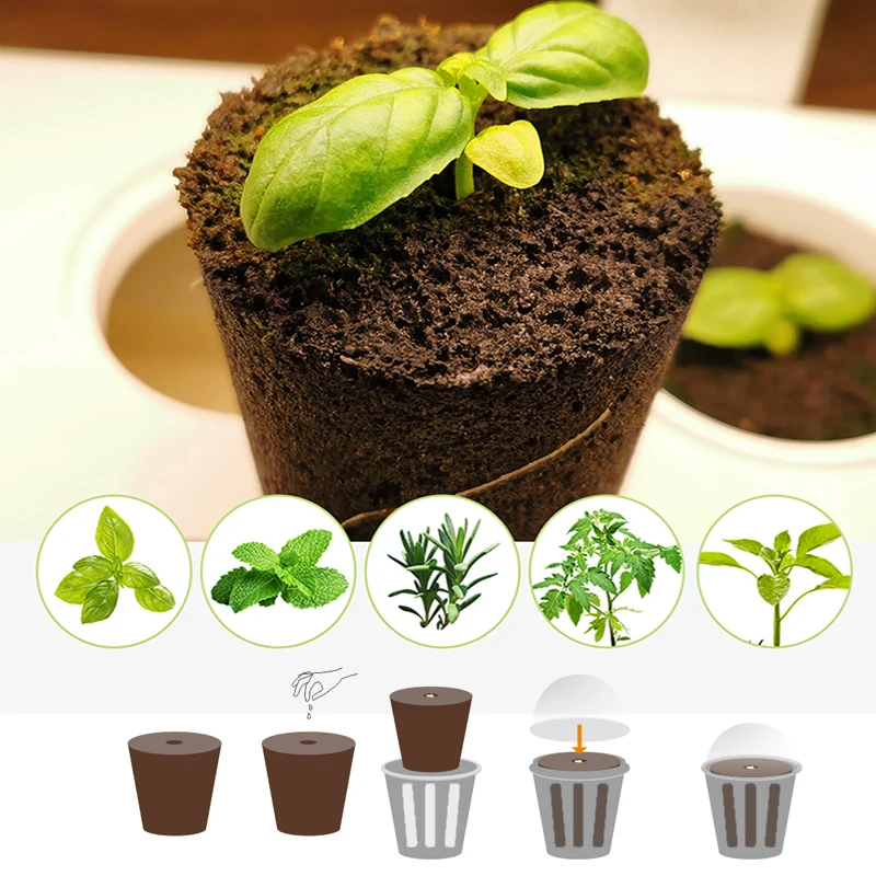 J&C Smart Soil with nutrition 10 pieces/set  peat pot nutrition coconut peat soil block
