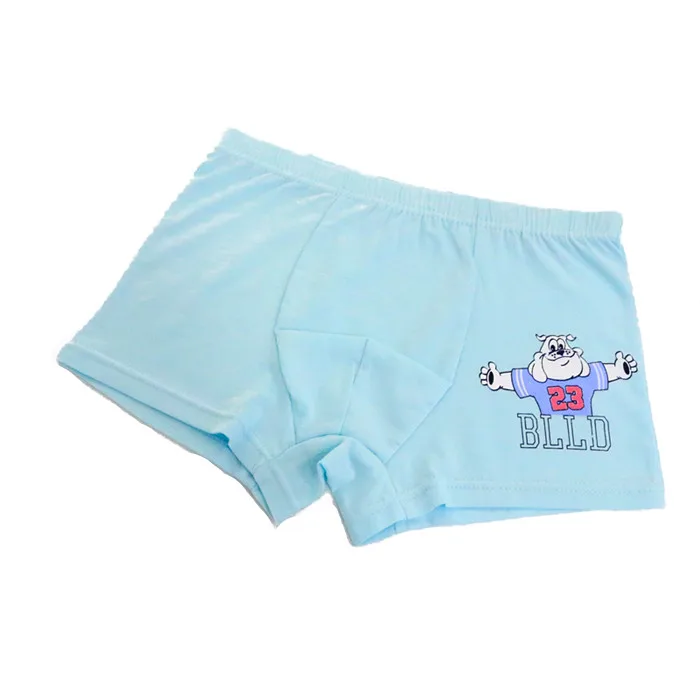 
RTS 4-12 Years Qute Printing Organic Cotton Boys Briefs Boxer Cotton Kids Boxer 