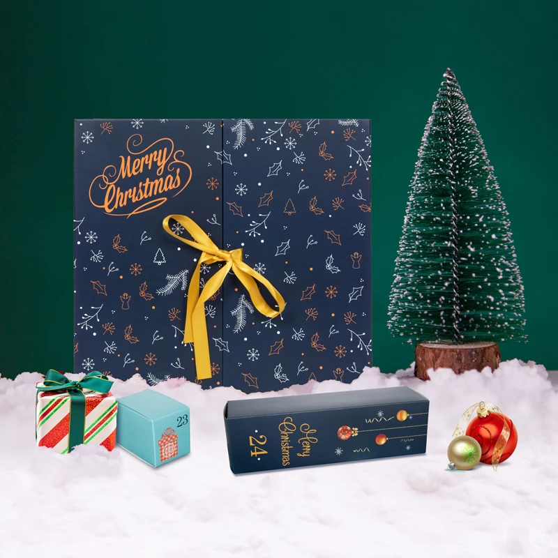 Customized Christmas Advent Calendar Empty Advent Calendar Box