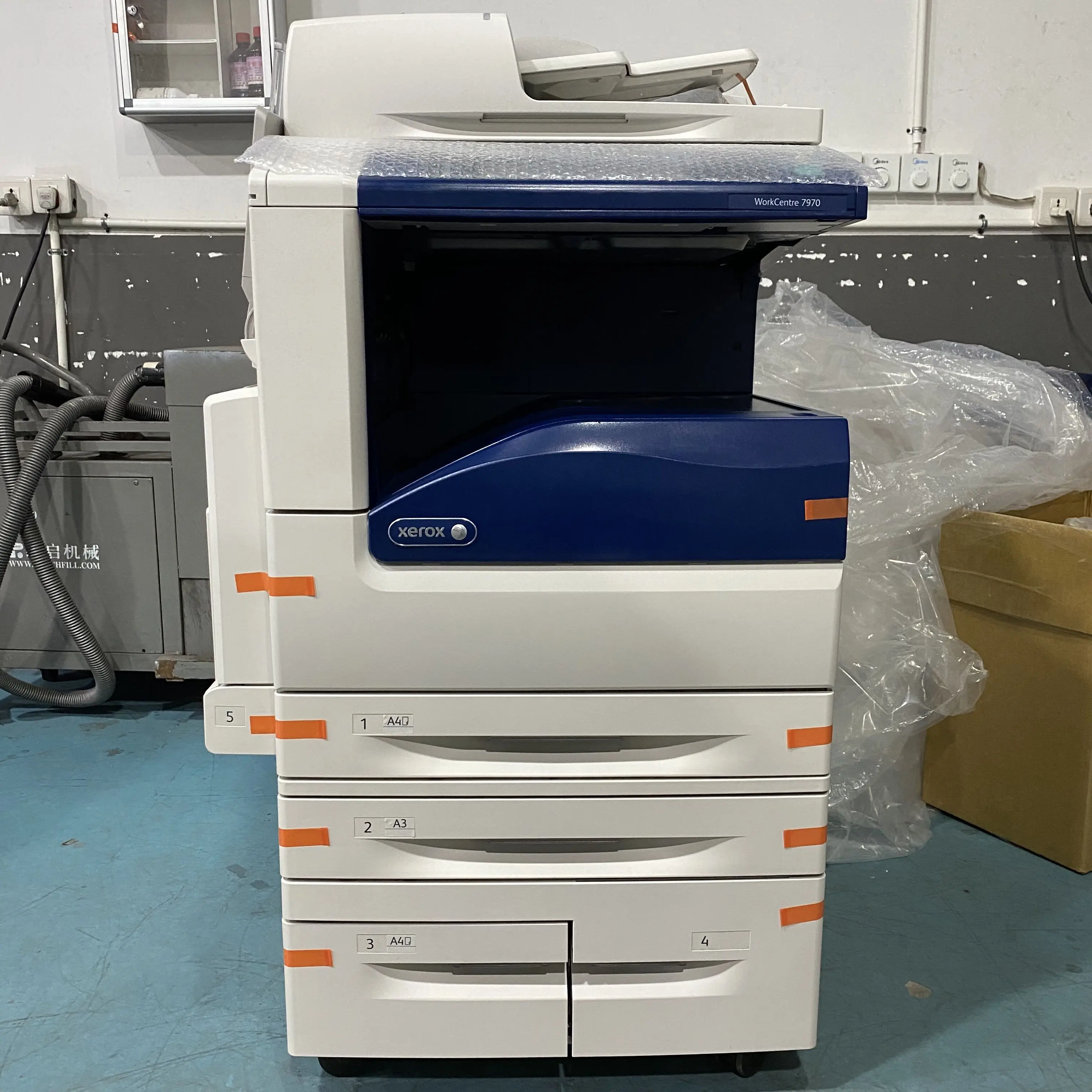 Бывшие в употреблении цветные копиры Max Print A3 + Восстановленный WC7970 высокоскоростной фотокопировальный аппарат для использования магазине офисе и школе