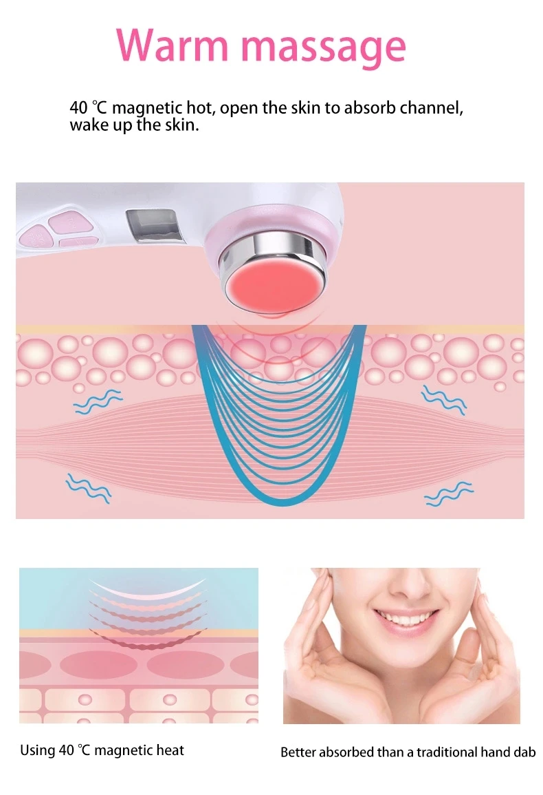 High Frequency Facial Machines,Multifunction Facial Massager Skin Tightening Facial Device LED