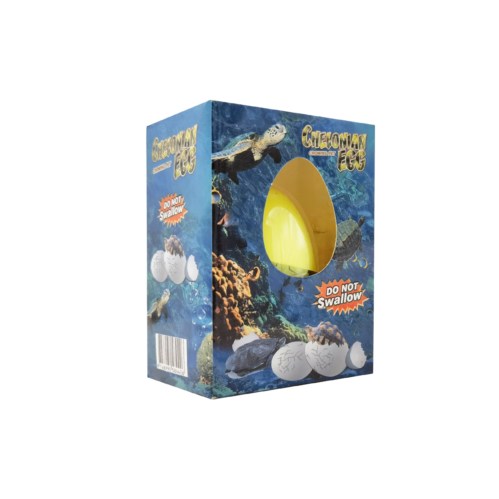 Unisex Creative EVA Sea Turtle Tortoise Hatching Egg Water-Growing Toy Educational Animal Hatching Toy for Boys and Girls