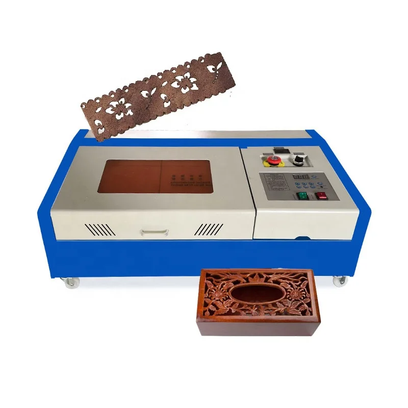 Factory Supplier Co2 Carving Machine Rubber Glass Leather Laser Engraver For Small Business