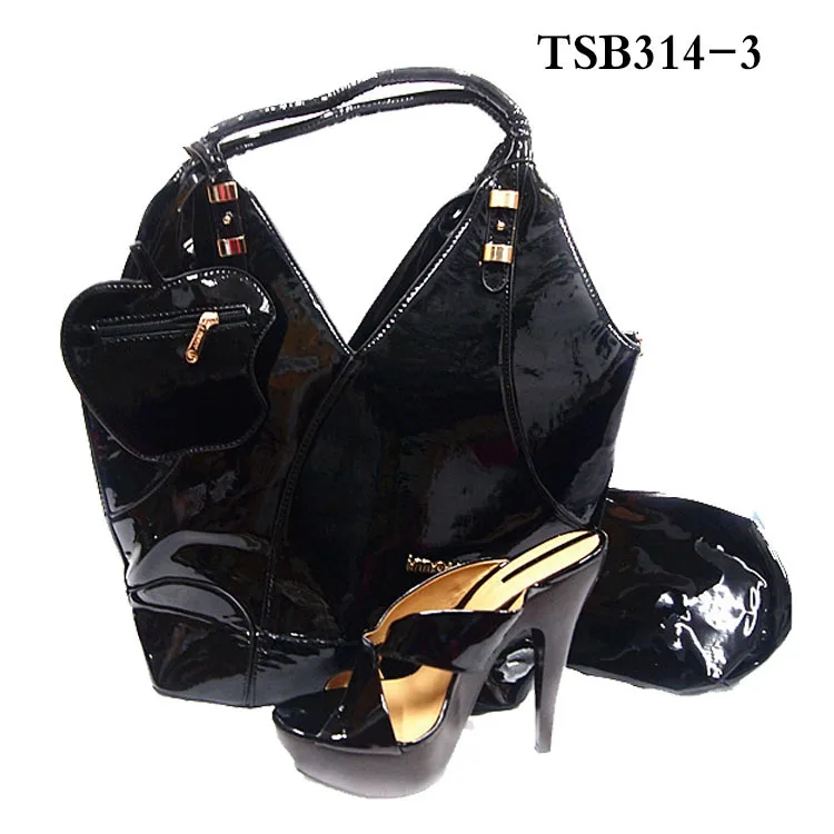 TSB311-1 online shopping wholesale handbags italian shoes and bag set