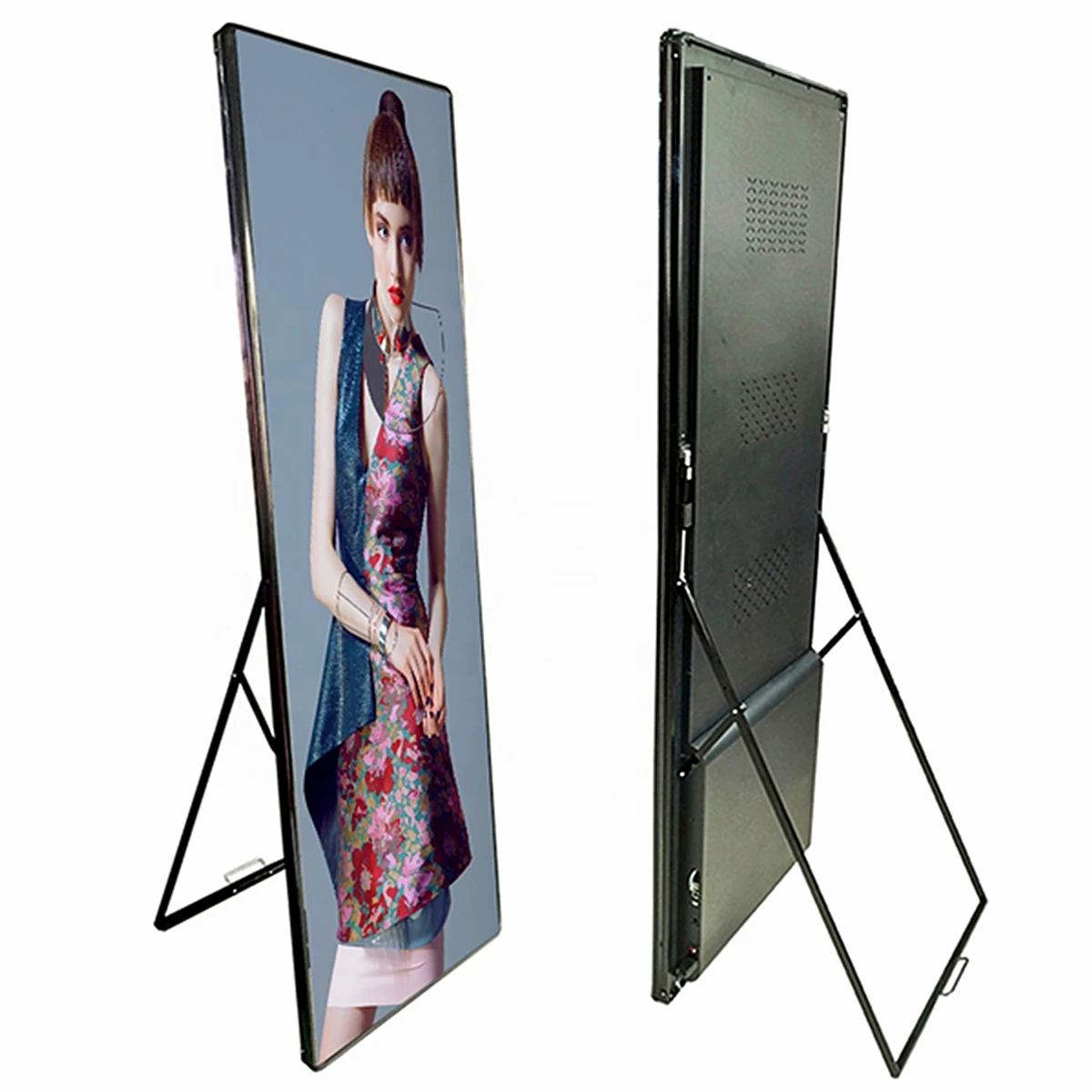 P1.86 P2 P2.5 P3 LED Poster Stand Screen Board Banner Hanging Exhibition LED Display