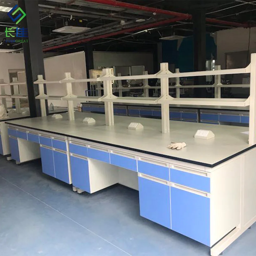 High Quality Laboratory Furniture Center Lab Bench Metal Work Bench With Competitive Price
