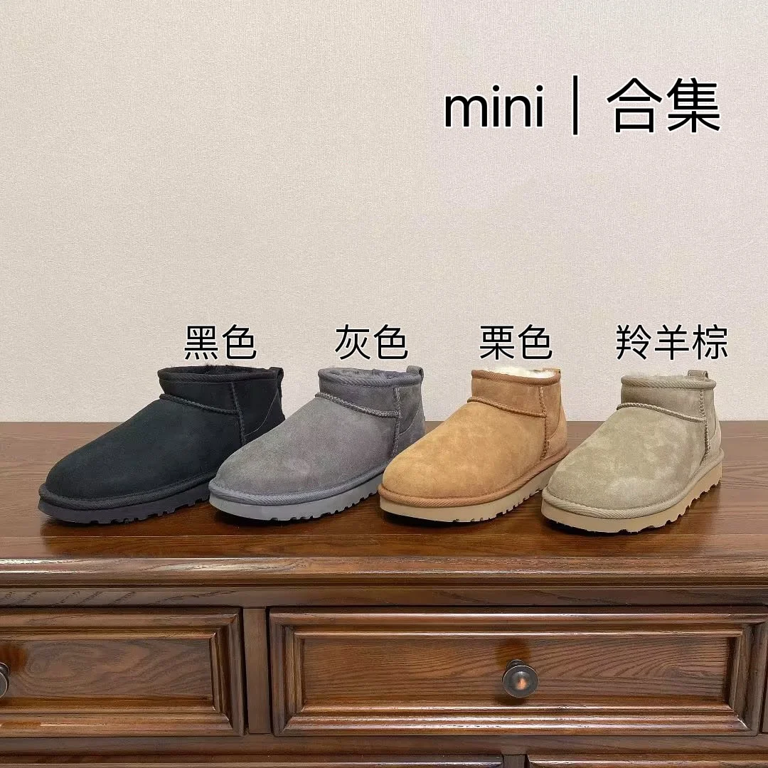 Popular Winter Platform Snow Boots Brands Design Genuine Leather Fur Shoes Women warm Snow Boots