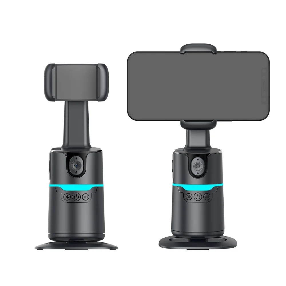 2025 Factory Wholesale Q14 Mobile Phone Stabilizers with 360 Rotation Auto AI Focus Face Tracking and Magnetic Holder