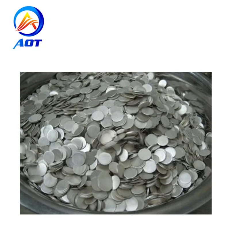 Purity Battery Grade Sodium Metal Chips for Lab Coin Cell Research
