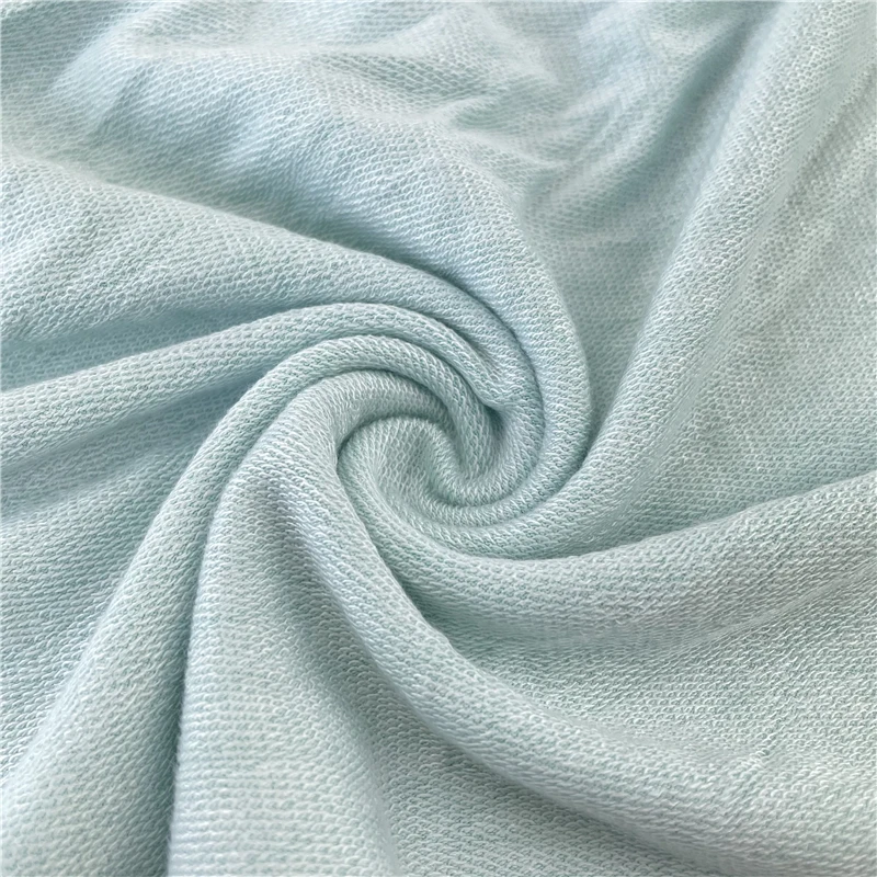 Прямая поставка с завода цифровая печать Бамбуковая французская махровая ткань 280-300gsm