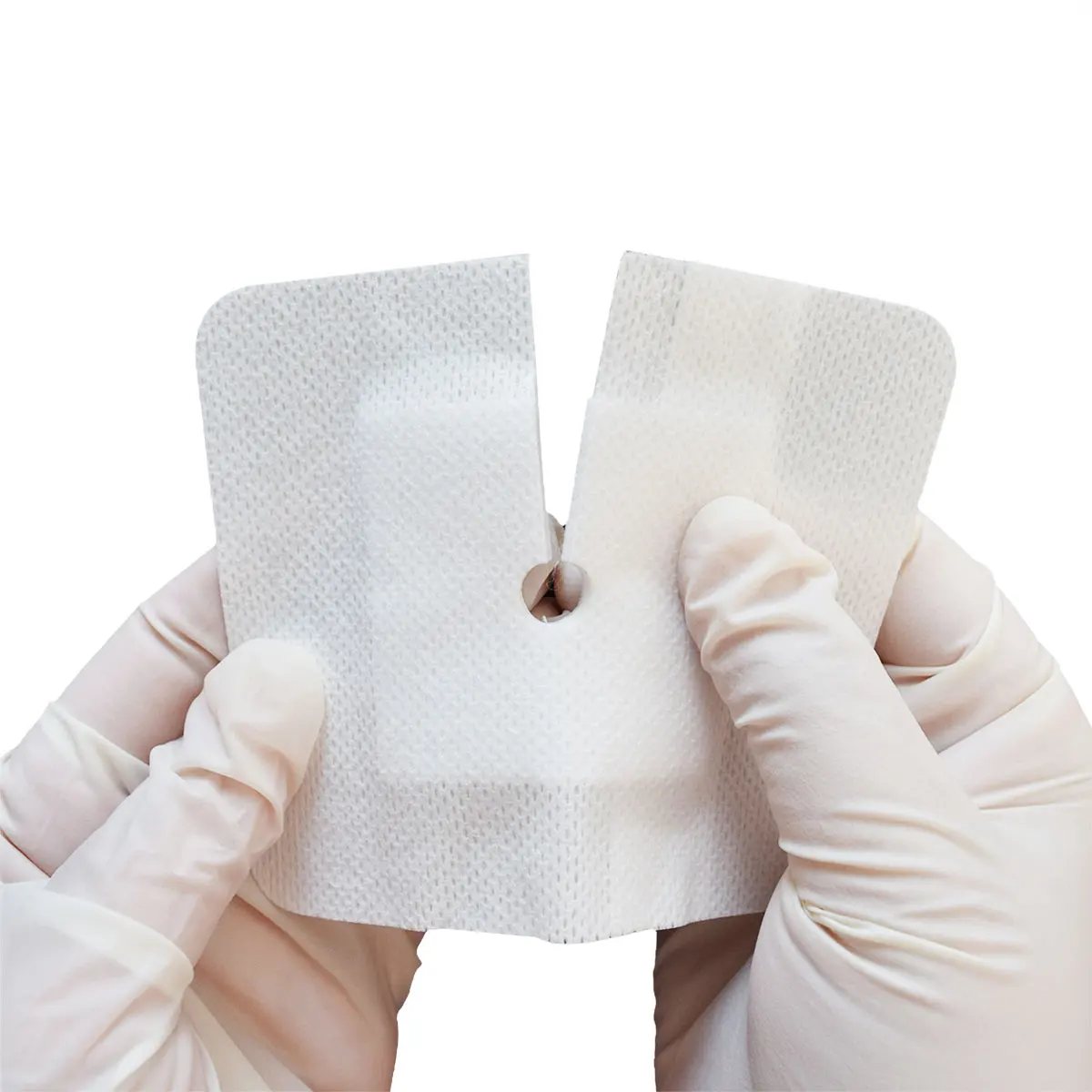 medical wound dressing and care material self adhesive non woven wound dressing oem china