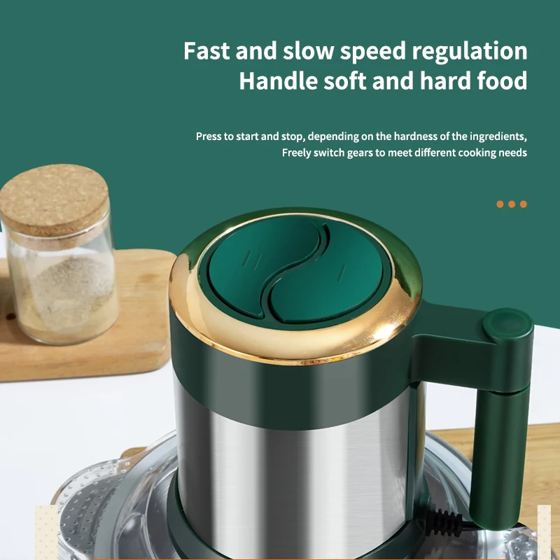 New Design Wholesale Best 2L 3L 5L Household Meat Chopper Food Stainless Steel 4 Blade Electric Meat Grinders For Sale