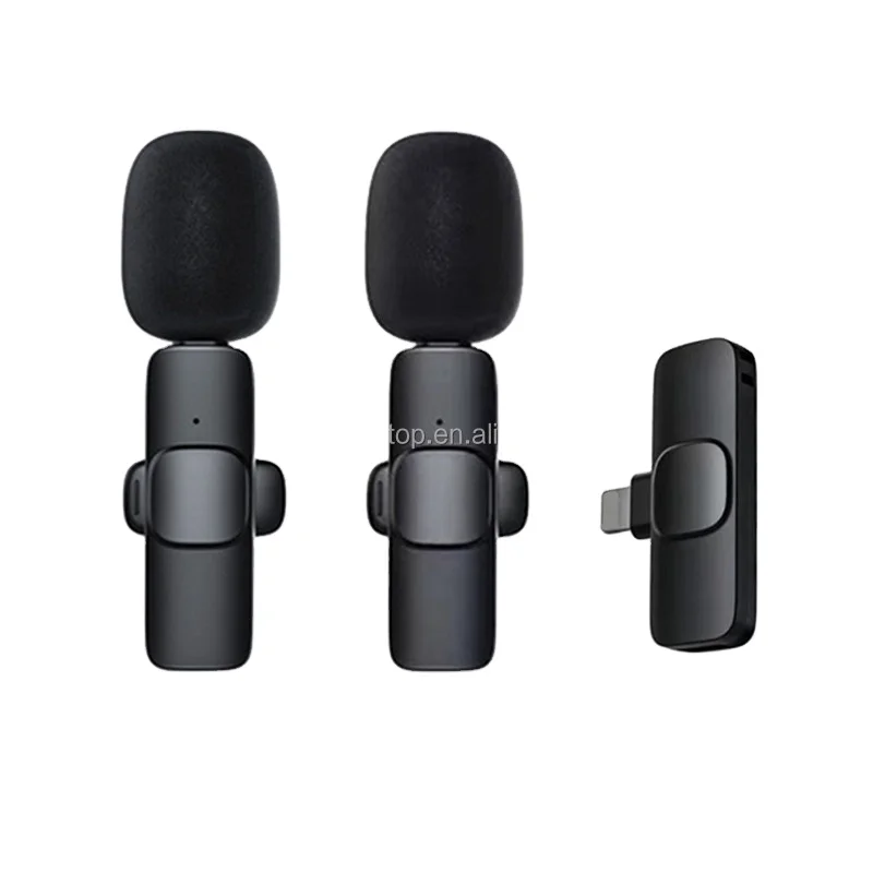 Popular Design Digital Wireless System Portable Microphone For Mobile Phone Professional Lapel Mic