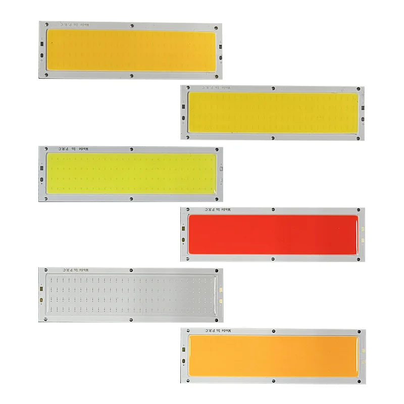 High efficiency 130lm/w 12v cob led chip lights 18w 28w 120*36mm warm white natural white cool white for car light vehicle light