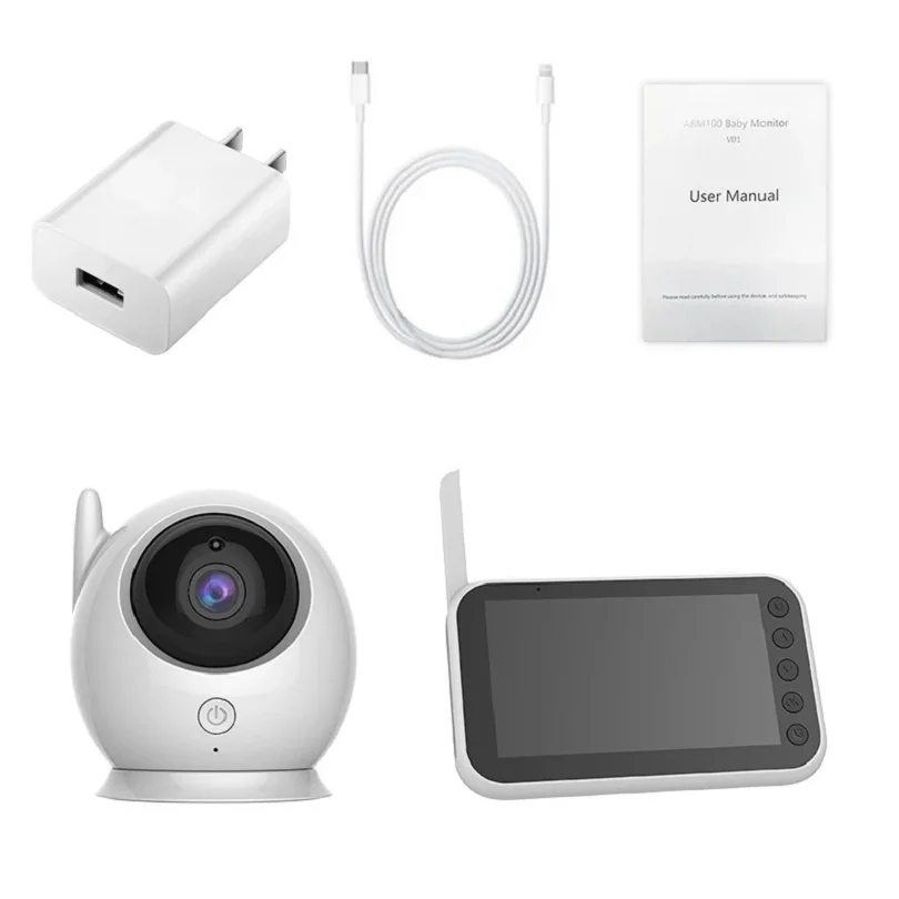 Baby Camera Monitor With Camera And video 1080P CCTV Security Mini Video baby audio monitor