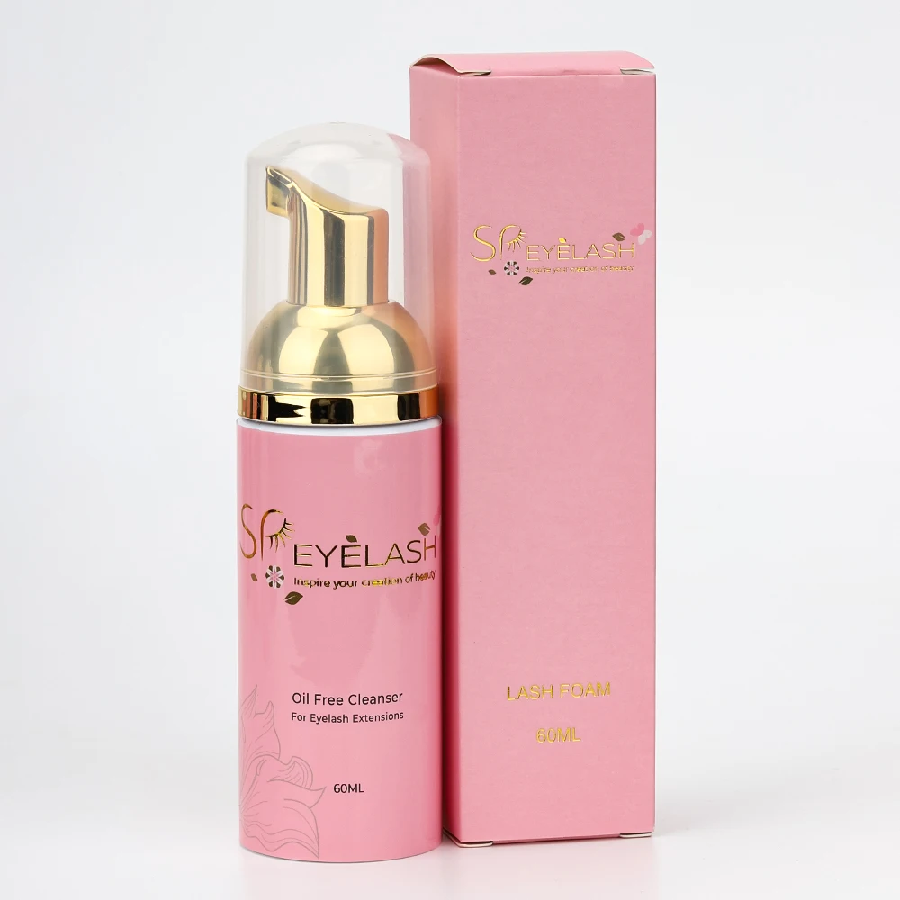 OEM Пена для ухода за ресницами от частного производителя пена удлинения ресниц очищающая набор шампуня с кисточкой