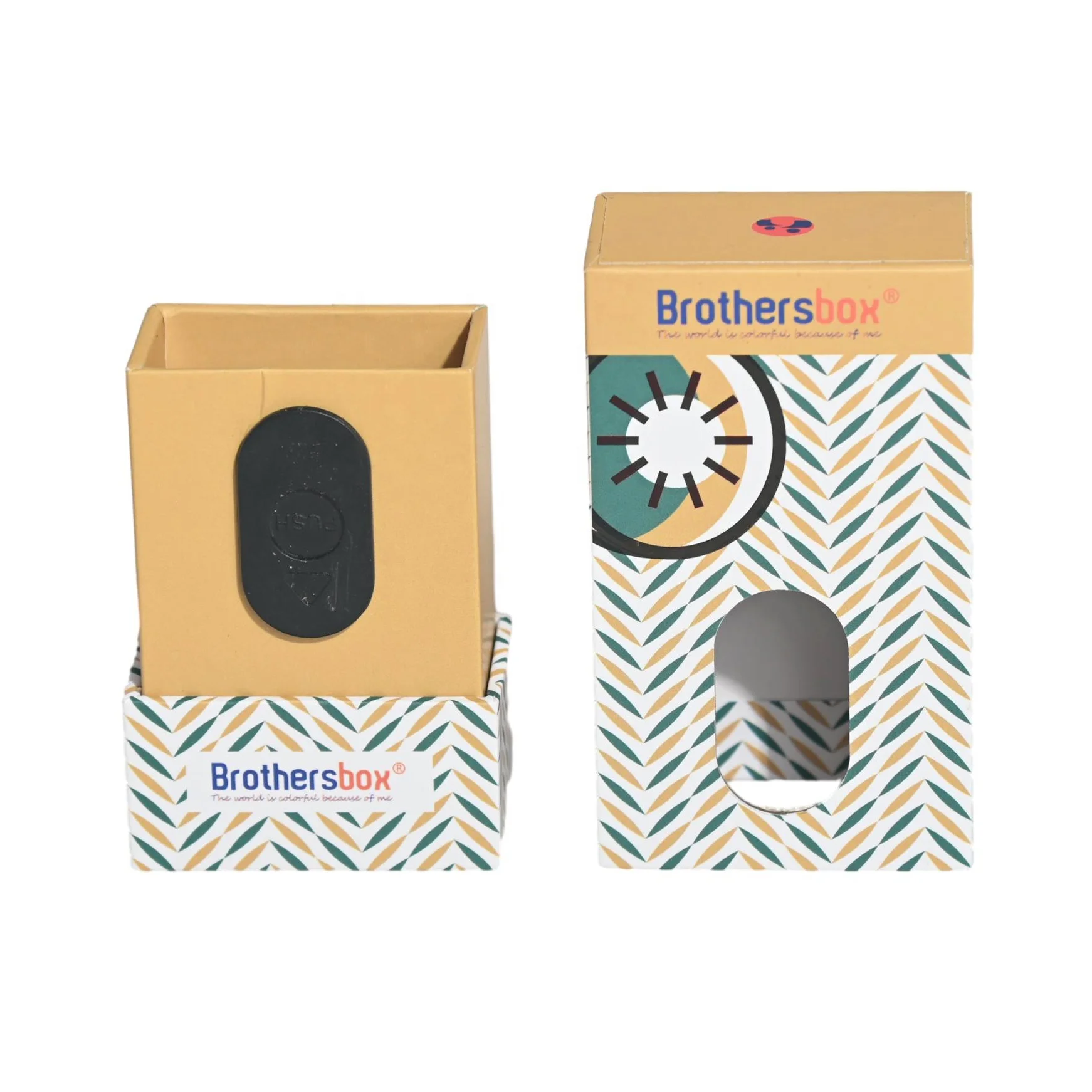 Cartridge Packaging Box Child Resistant Box Child Lock Bottom Paper Box