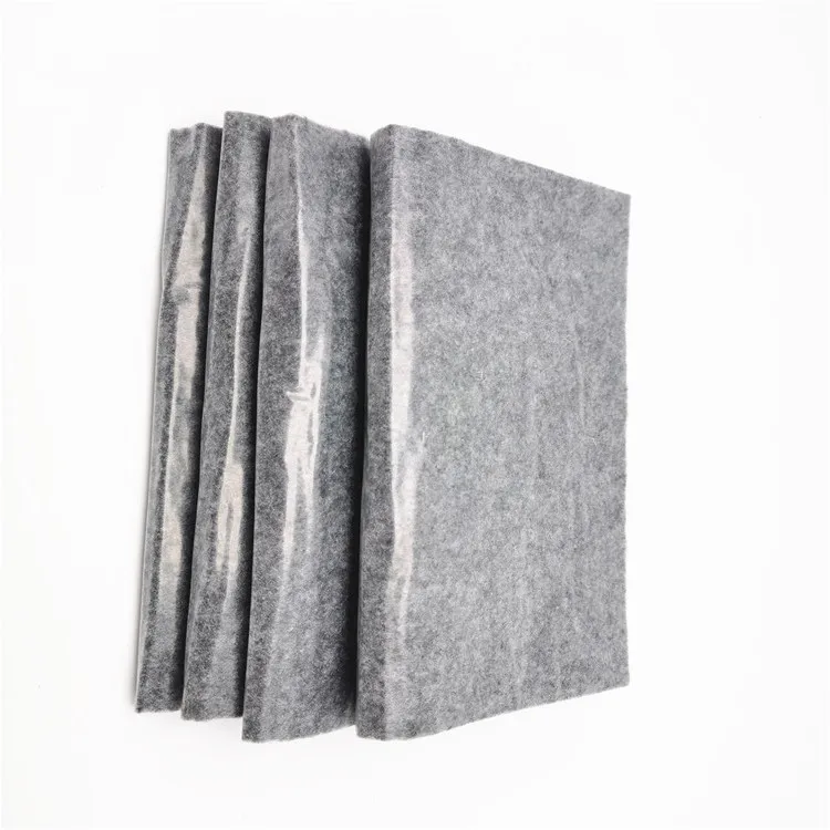 
Customized Needle Punched 100% Recycled Polyester PET Felt Adhesive PE Film Felt 