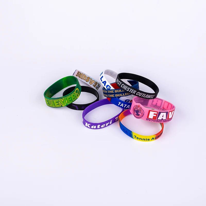 Wholesale Cheap Printing Debossed Silicon Bracelet Making Machine Bands Custom Silicon Wristband For Personalized Gifts