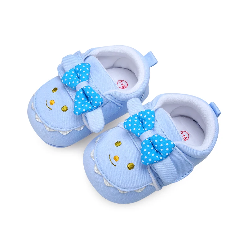 Cute animal butterfly-knot top quality toddler prewalker baby shoes