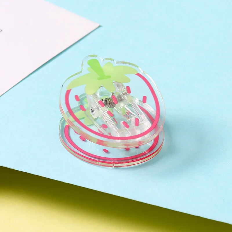 Wholesale High Quality Clear Cute Design Genshin Impact Acrylic Clips Custom Acrylic Paper Clips for Gift