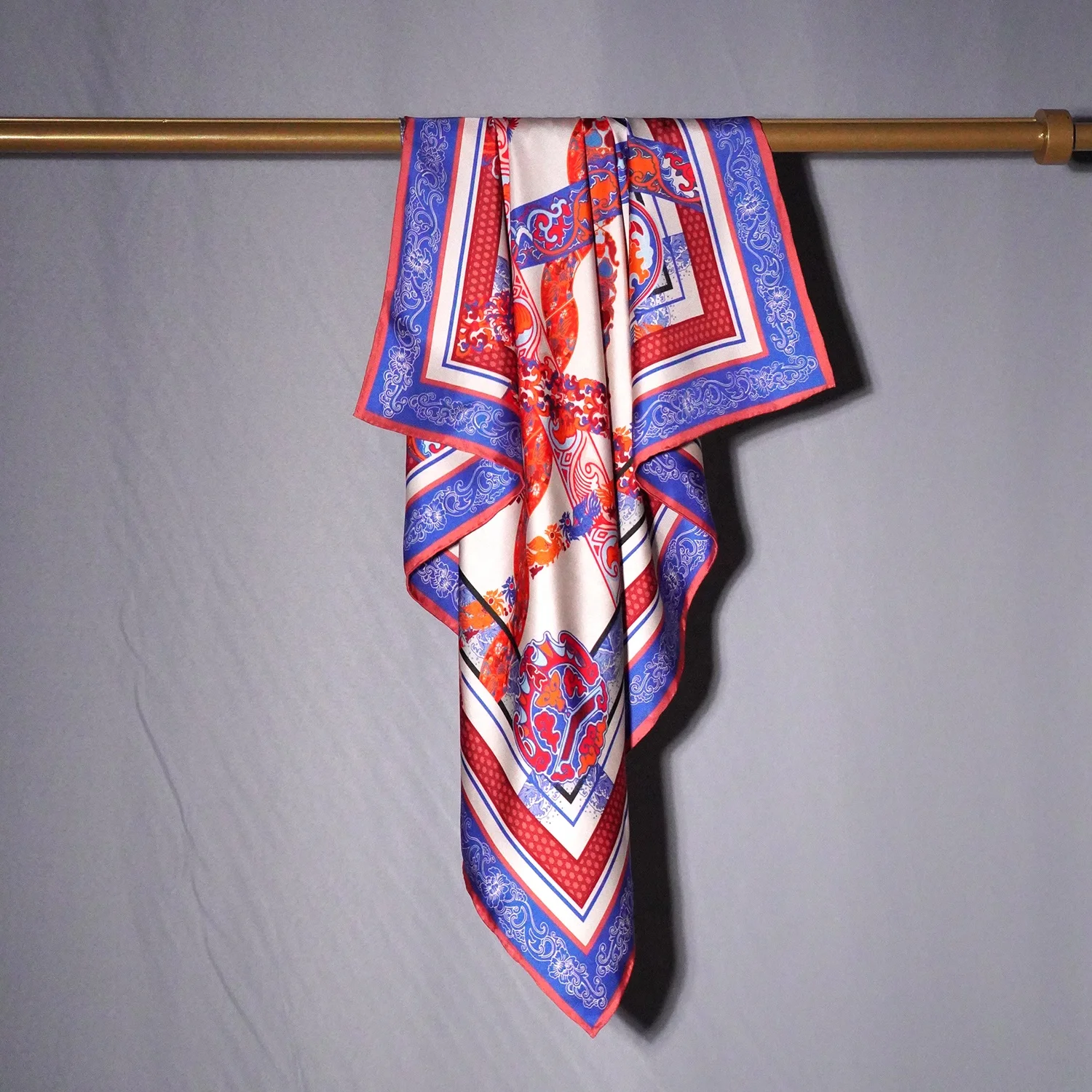 Silk Bandana Luxury 100% Mulberry Wholesale Custom Designer Fashion Print
