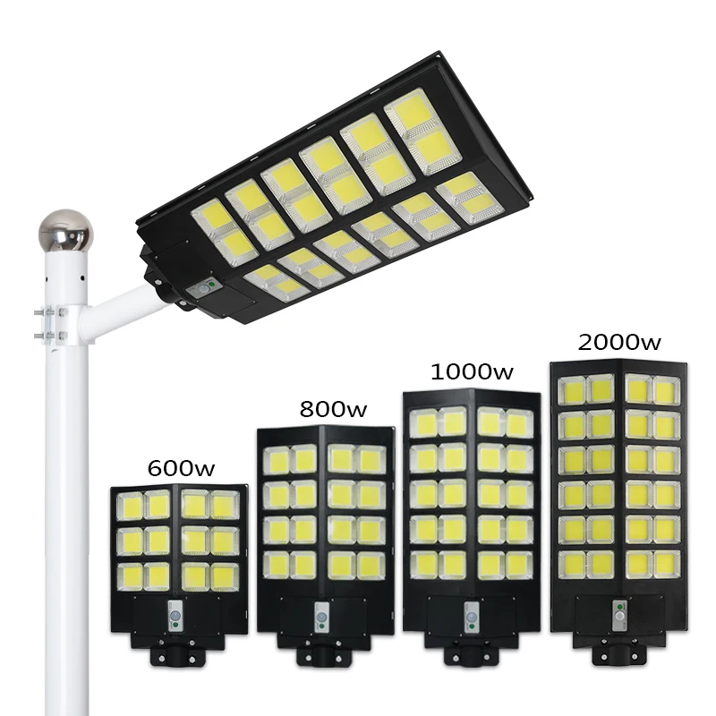 Ip66 400 Вт 600 800 1000 светодиодный Солнечный настенный светильник водонепроницаемый уличный 2000 ватт солнечный свет