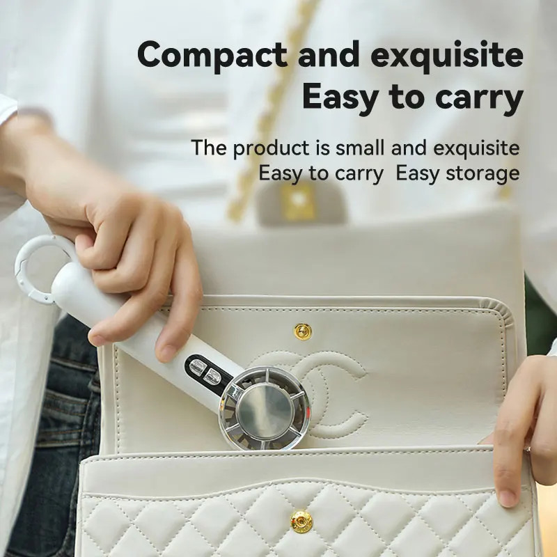 2025 Newly High-speed 3000mAh Table Stand Rechargeable Fan Outdoor Usb Mini Cold Compress Handheld Fan