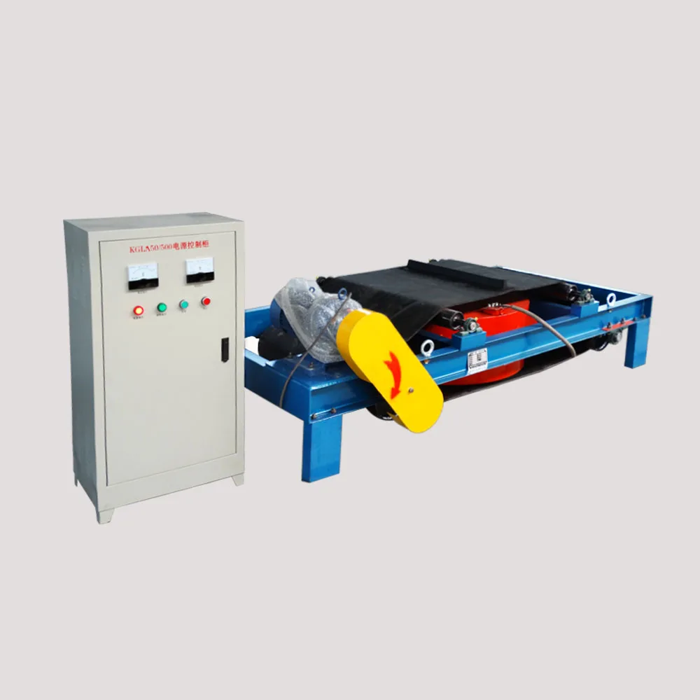 Electromagnetic Suspension-Over band Separators With Self Cleaning Band
