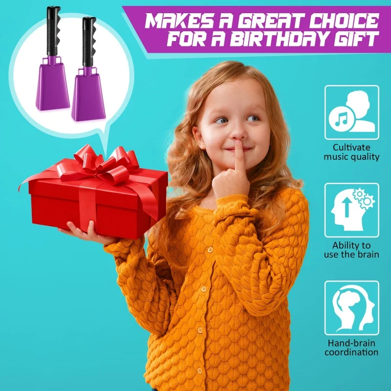 cow bell manufacturers supplier race merch for sports event football match Make a vibrant sound cow bell large