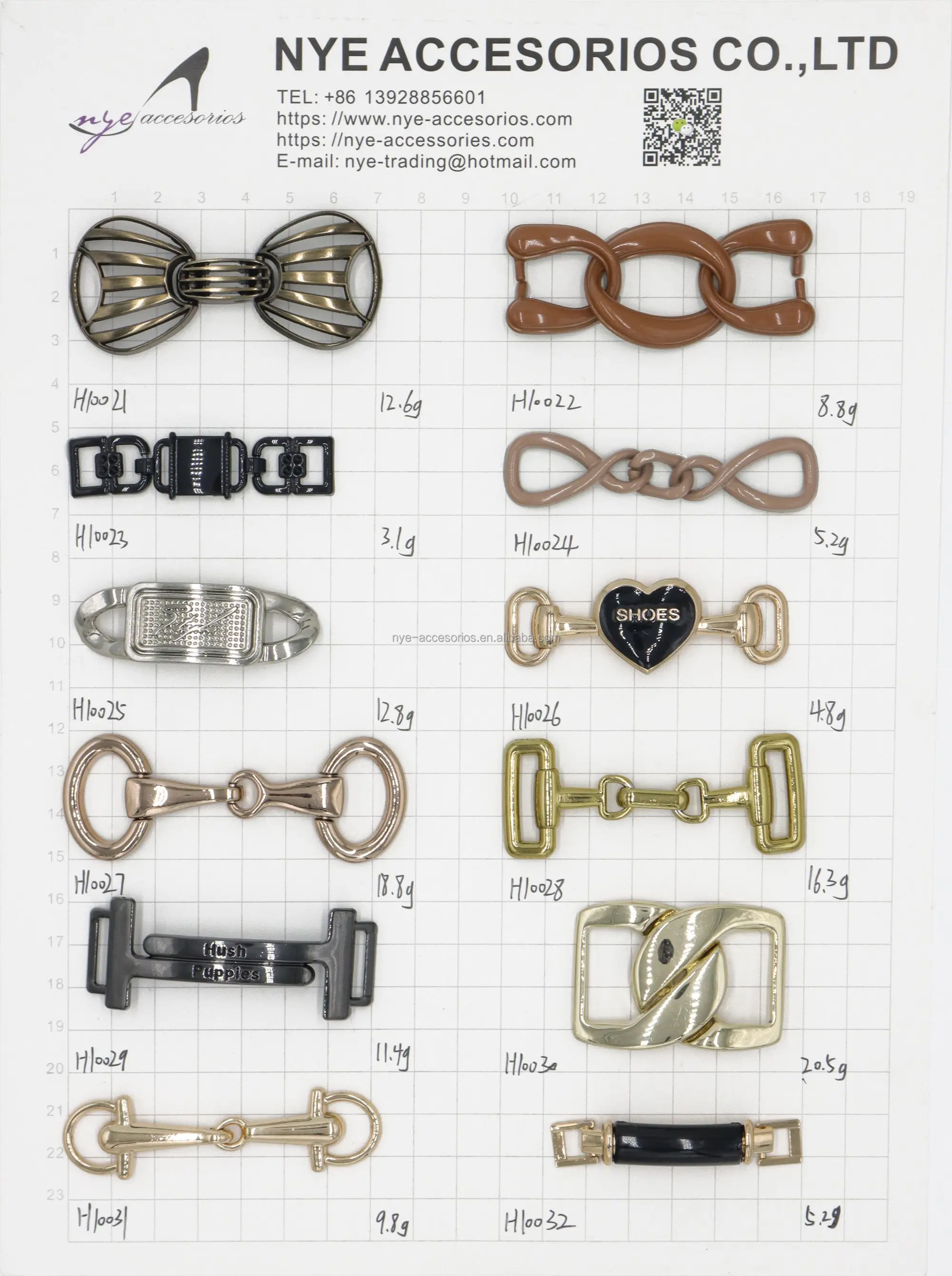 Metal Shoe Clasp Accessory   Alloy button chain  shoe clasp