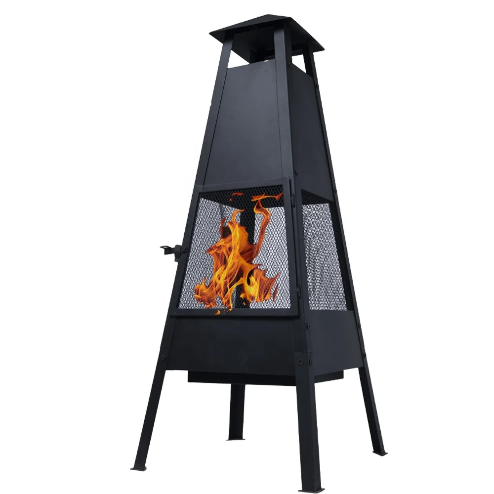 High Quality outdoor wood burning bbq grill garden fire place