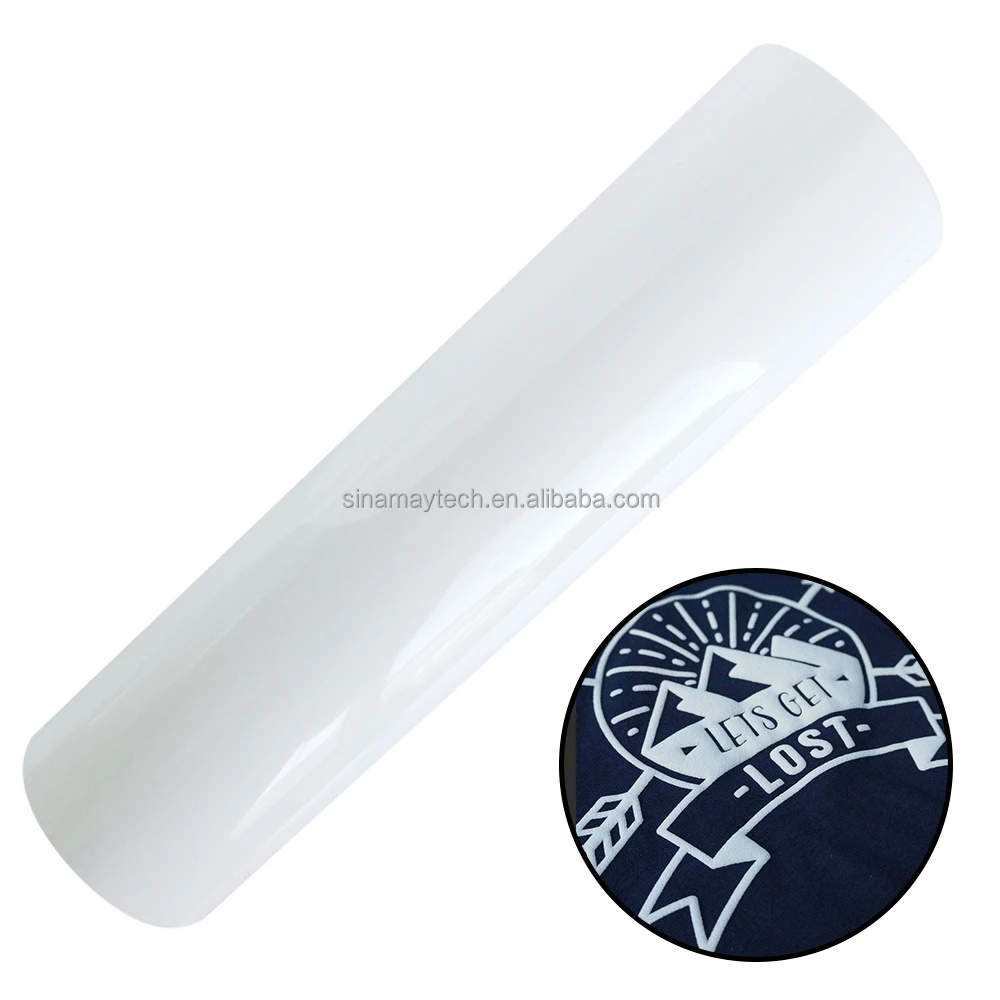 Shunaimei High quality pu transfer film textiles htv 3D puff heat press transfer vinyl for clothing