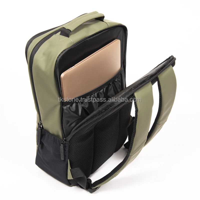 TK Vietnam Customizable Unisex Casual Backpack Fashionable Waterproof Leather Strap-Carrying Outdoor Travel Business Sports