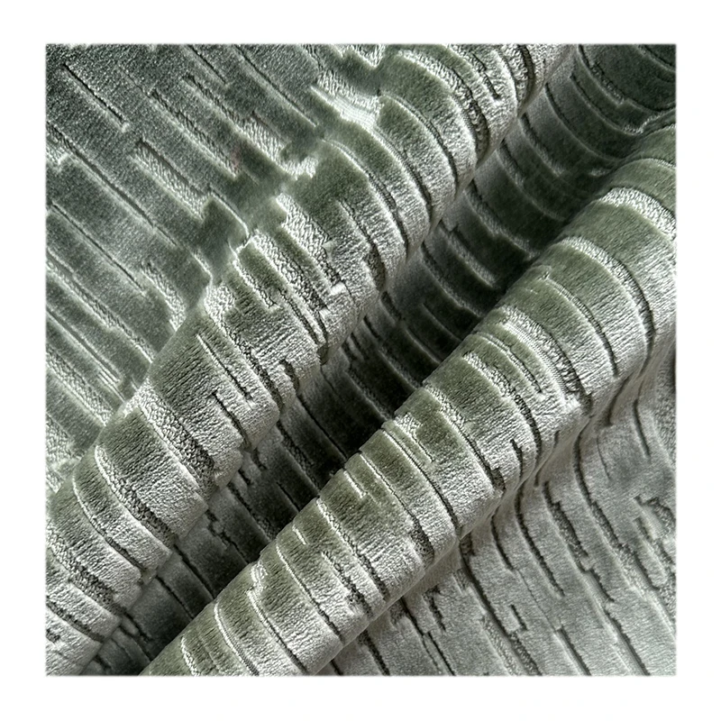 Velvet New Pattern Woven Upholstery Polyester Fabric for Furniture Sofa and Bedding