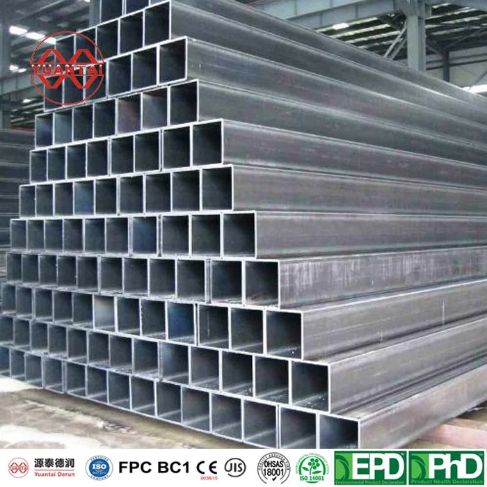 Good Price SHS gi Tube Square Rectangular welded steel pipes 2 Inch hollow section galvanized Square Ms Pipe Price