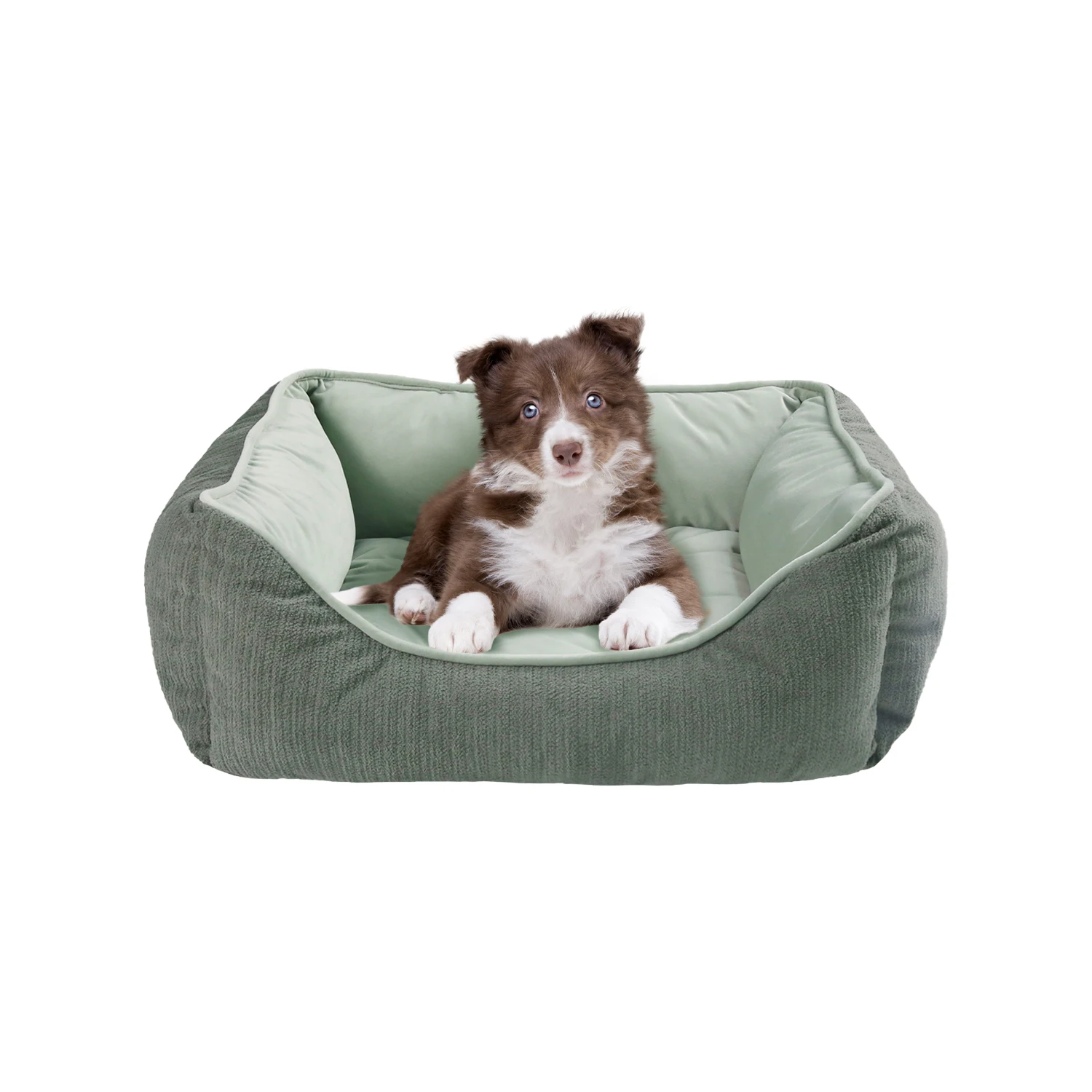 C4P High quality wholesale rectangle  34 inches soft  Calming Dog Beds for Large Dogs
