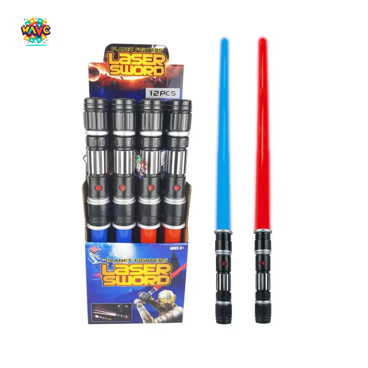 Kid Weapon Toys Cosplay Battle Light Up Plastic LED Flash Sword for Party Costumes