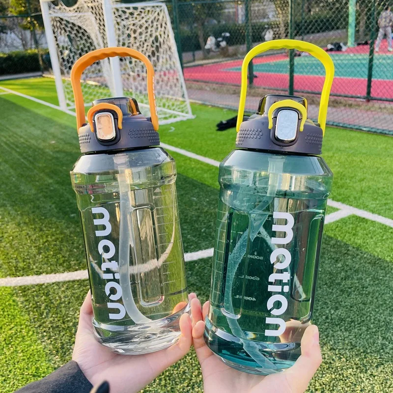 1930ml/1650ml Custom water bottle factory large capacity water jug plastic jugs with lid and handle