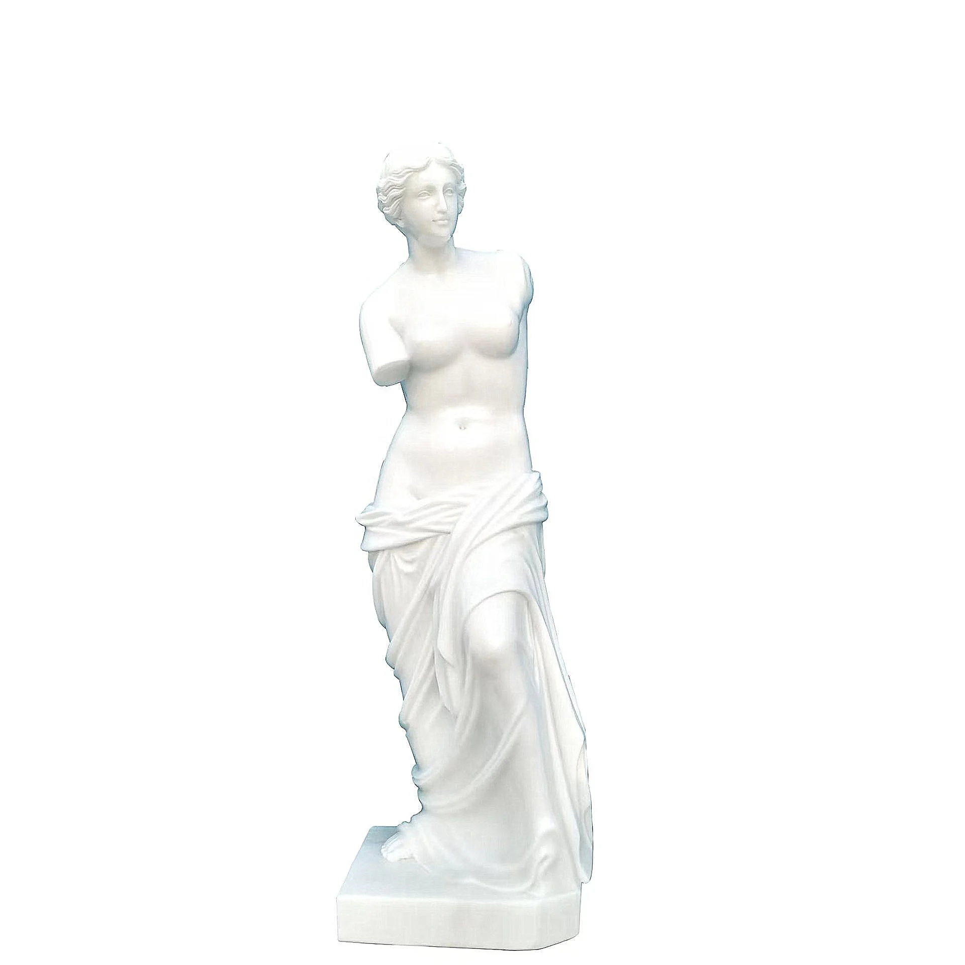 Hand Carved Famous Outdoor Greek Figure Sculpture Life Size White Marble Aphrodite Venus Statue