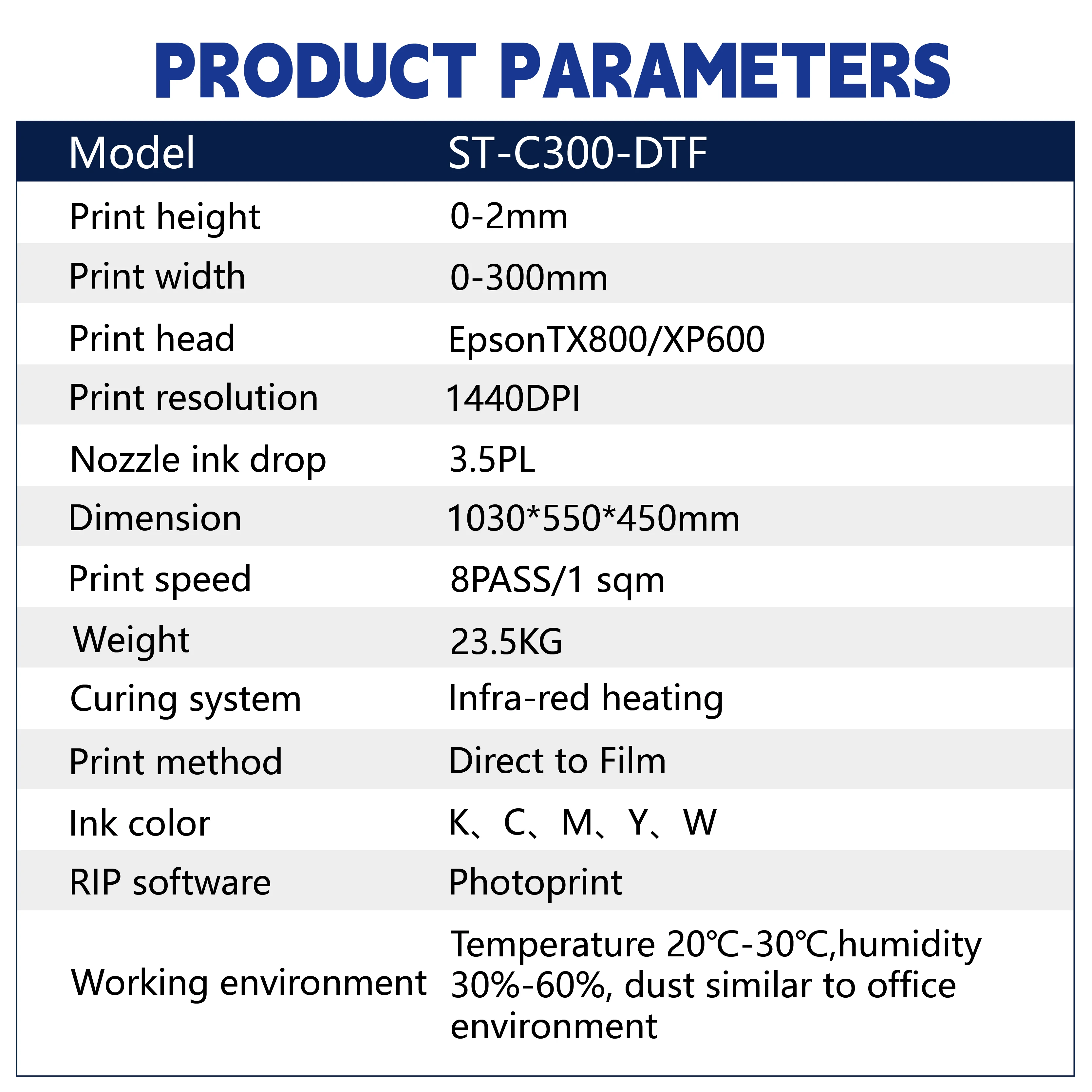 Factory sales Desktop 30cm dtf printer small dtf printer machine price for T-shirt and textile fabric garment