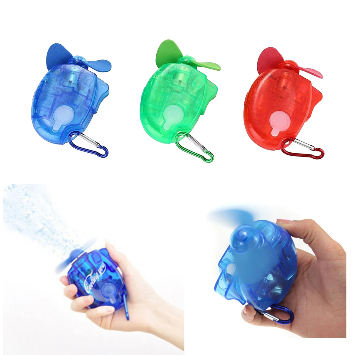 Safe Handheld fan portable Promotional gifts kids Toy mini hand fan with water spray
