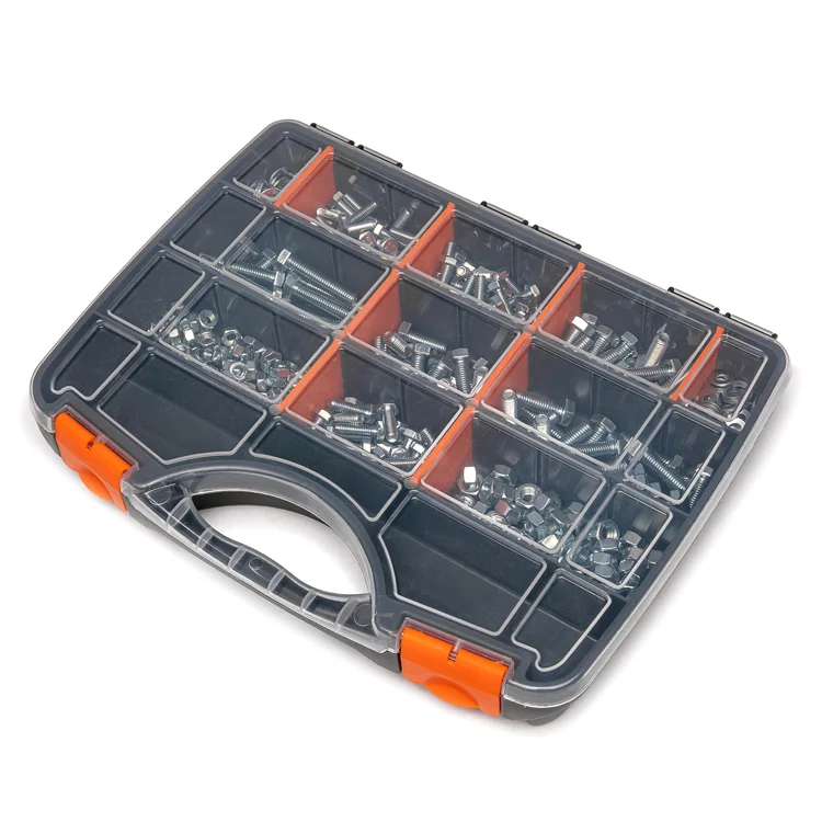 Factory Price 560PCS Heavy Duty Bolts and Nuts Assortment Kit,SAE Flat Washers