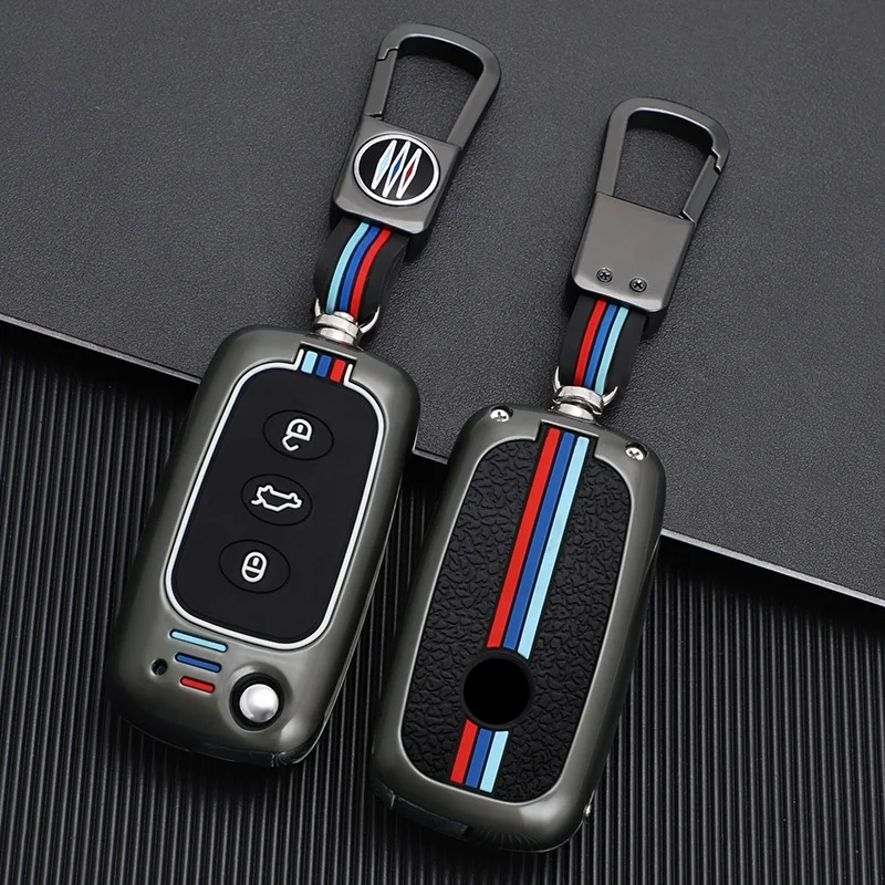 Zinc alloy car key case cover For Volkswagen Polo Golf 5 6 7 VW Passat Touareg Tiguan Beetle Bora Key Shell Car Accessories