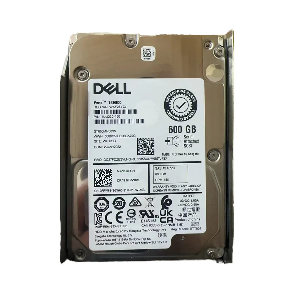 Dell 480g 960g 1 92 t 3 84 2 5 10tb 16tb 8tb 4tb 18tb 1tb 300tb 2tb 500gb SSD внутренний жесткий диск Hdd для сервера