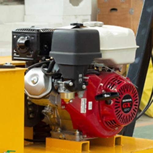 Powerful Pavement Rubber Wheel Road Roller Electric Walking Machine